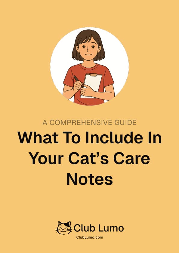 What to Include in Your Cat’s Care Notes